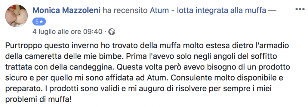 testimonianza atum mazzoleni